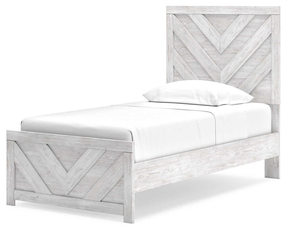 Cayboni Twin Panel Bed, Dresser and Chest from Ashley - Luna Furniture