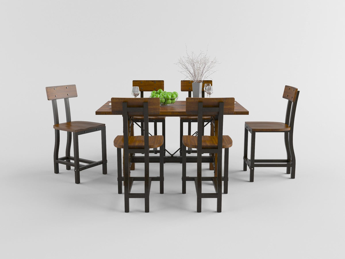 Begonia Dark Brown 4-Piece Queen Storage Bedroom Set