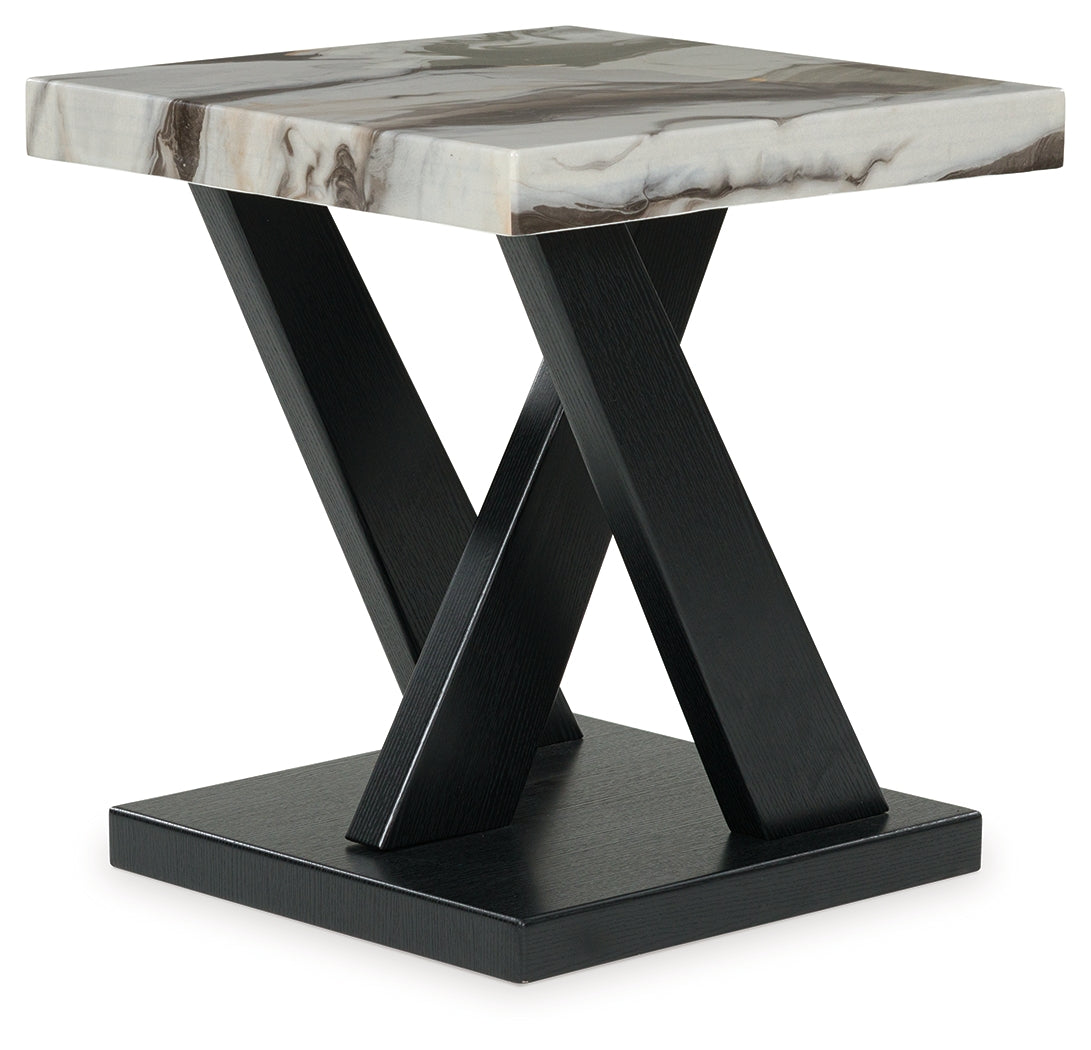 Cendill Dark Brown/White/Black Table (Set of 3) from Ashley - Luna Furniture