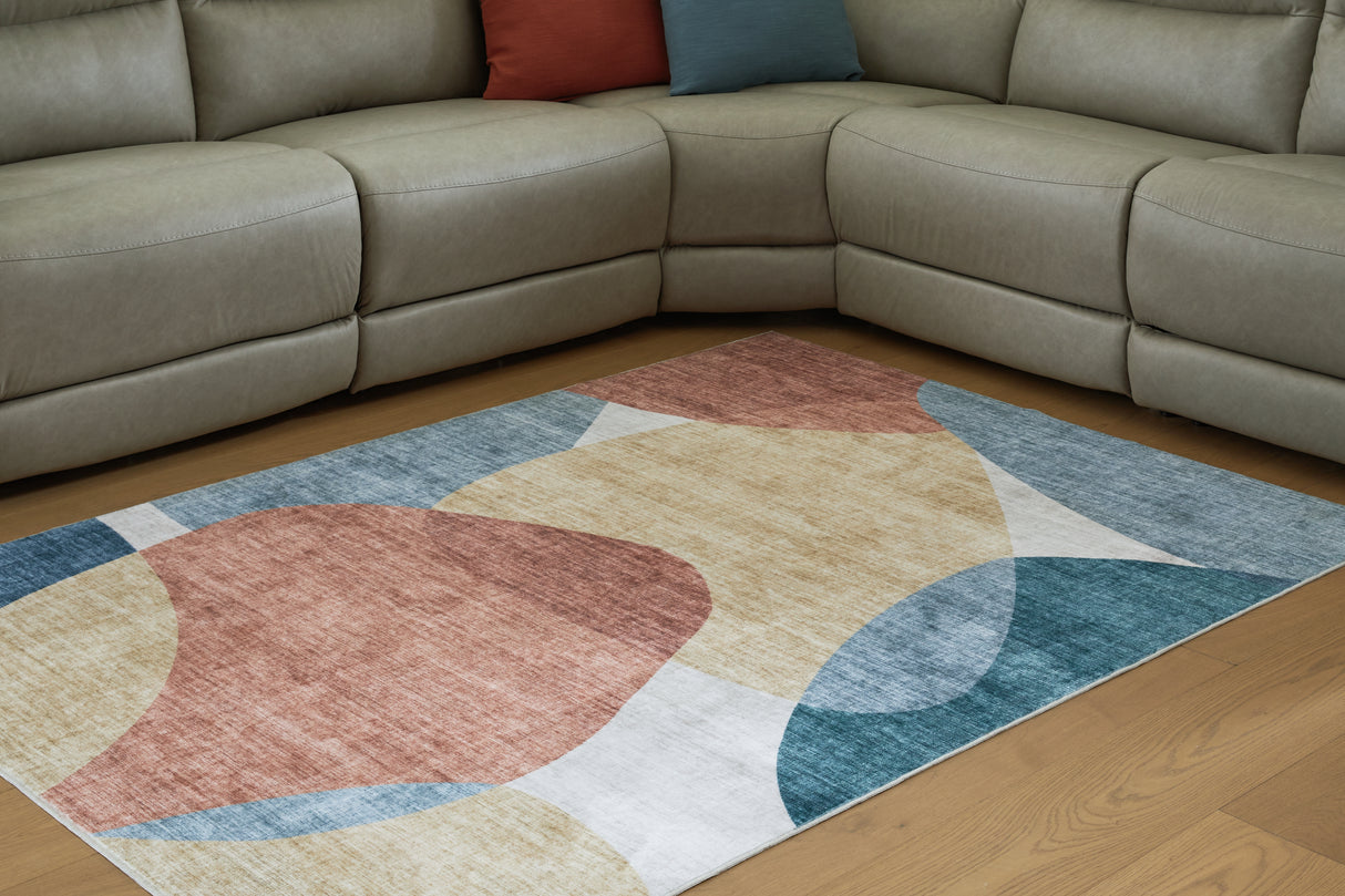 Chanleigh Multi Washable Large Rug from Ashley - Luna Furniture