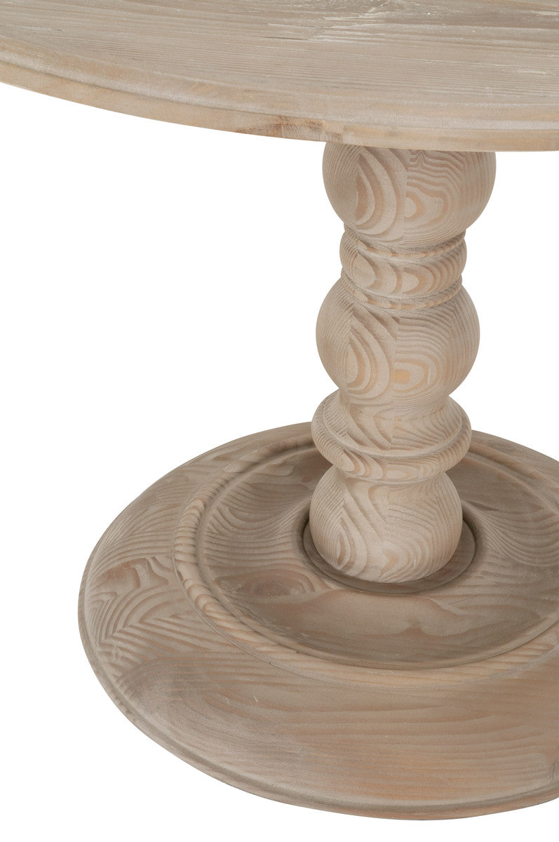 Chelsea 42" Round Dining Table in Smoke Gray Pine from Essentials For Living - Luna Furniture