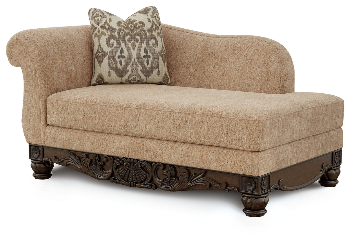 Chelsworth Golden Right-Arm Facing Corner Chaise from Ashley - Luna Furniture