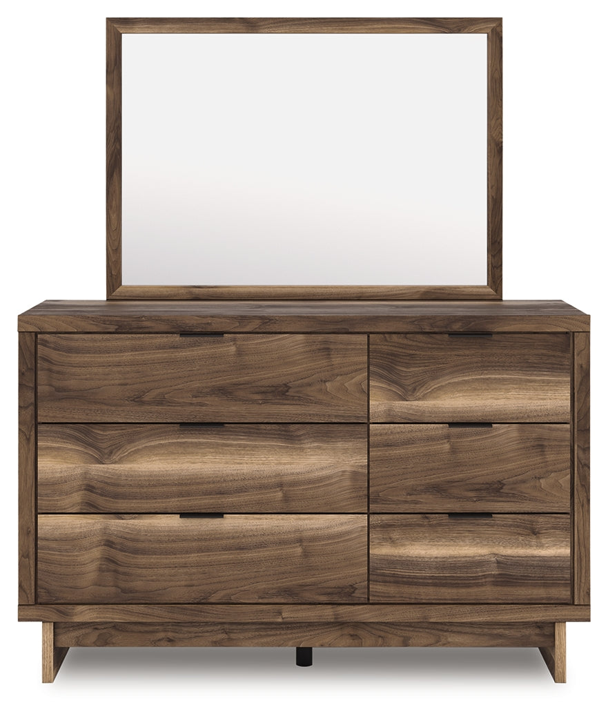 Chirason Brown Dresser and Mirror from Ashley - Luna Furniture