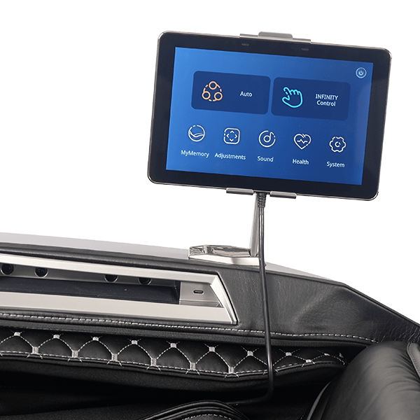 Circadian 4D DualFlex Massage Chair - Black/Black from Infinity - Luna Furniture