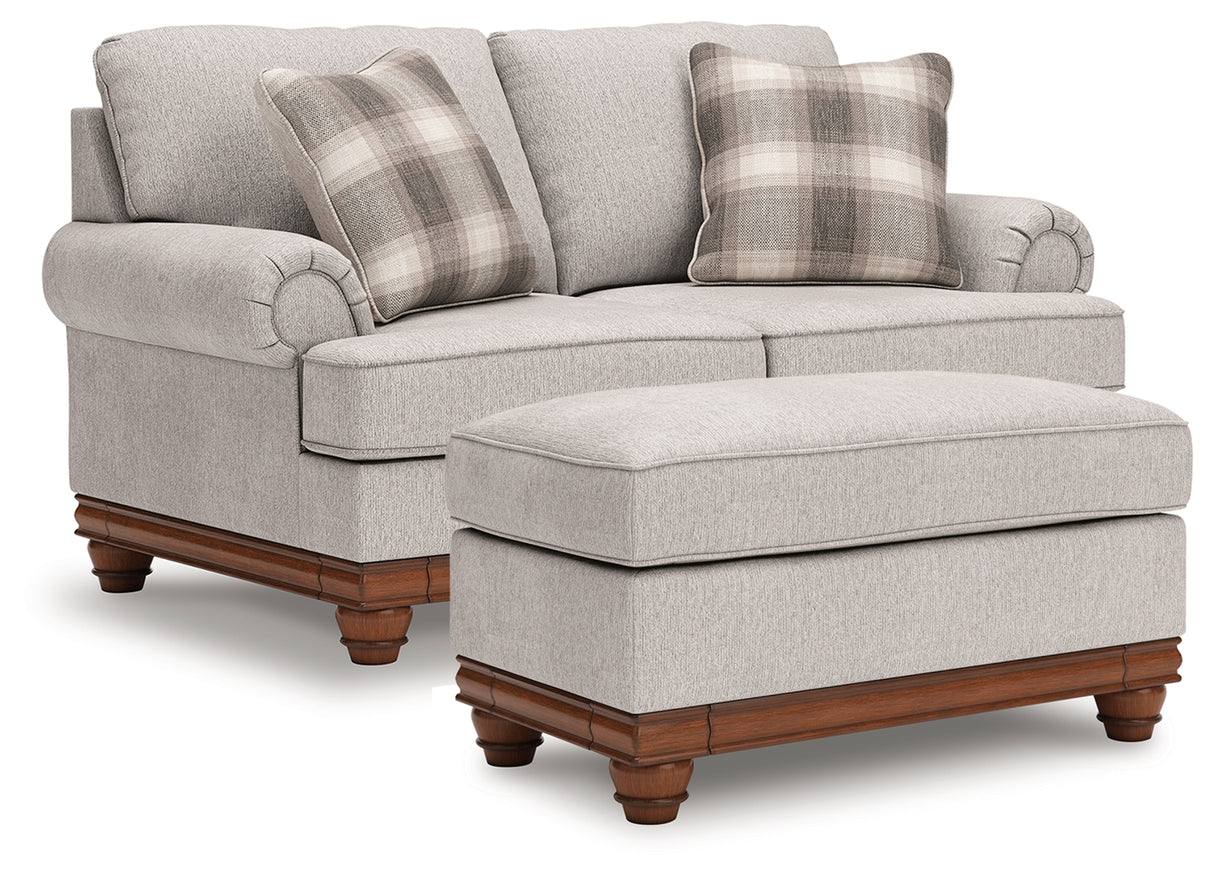 Clearbrooke Loveseat and Ottoman from Ashley Furniture - Luna Furniture