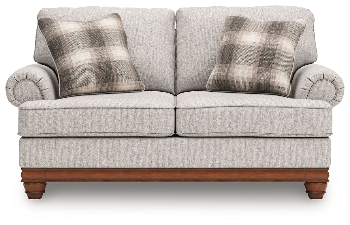 Clearbrooke Sofa and Loveseat in Sandstone from Ashley - Luna Furniture