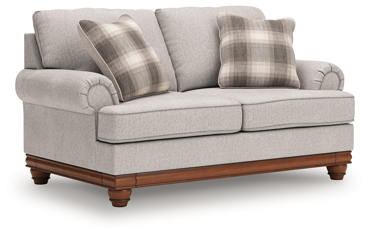 Clearbrooke Sofa and Loveseat in Sandstone from Ashley - Luna Furniture