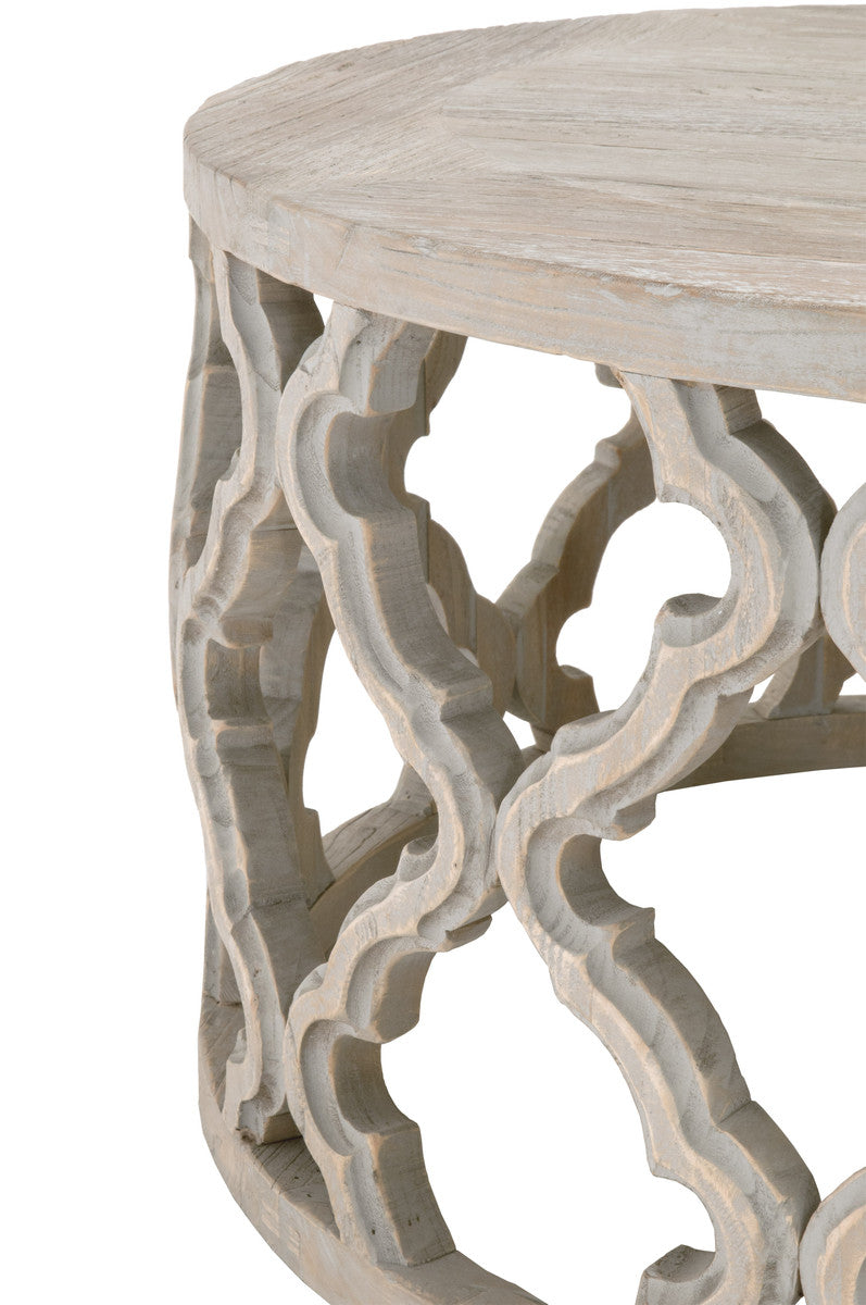 Clover Coffee Table in Smoke Gray Elm from Essentials For Living - Luna Furniture