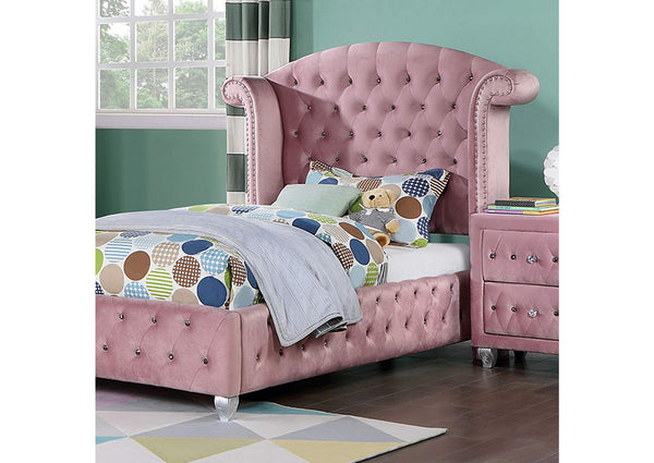Zohar Pink Twin Bed