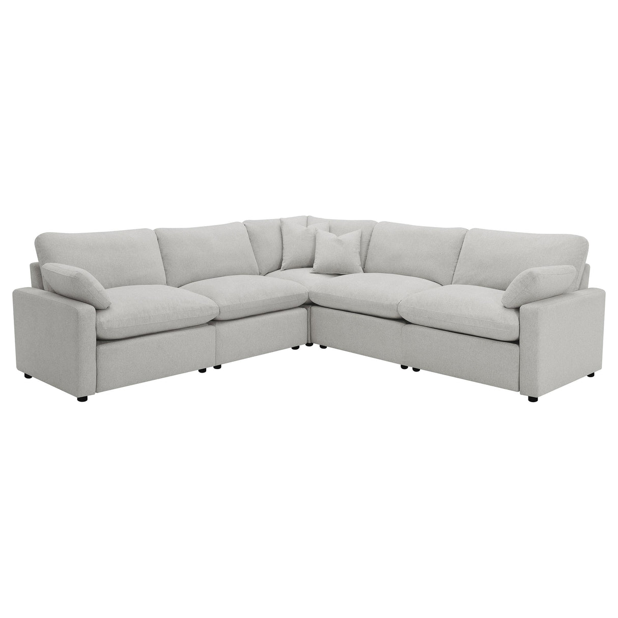 Collins Gray 5-Piece Modular Power Reclining Sectional Sofa from Coaster - Luna Furniture