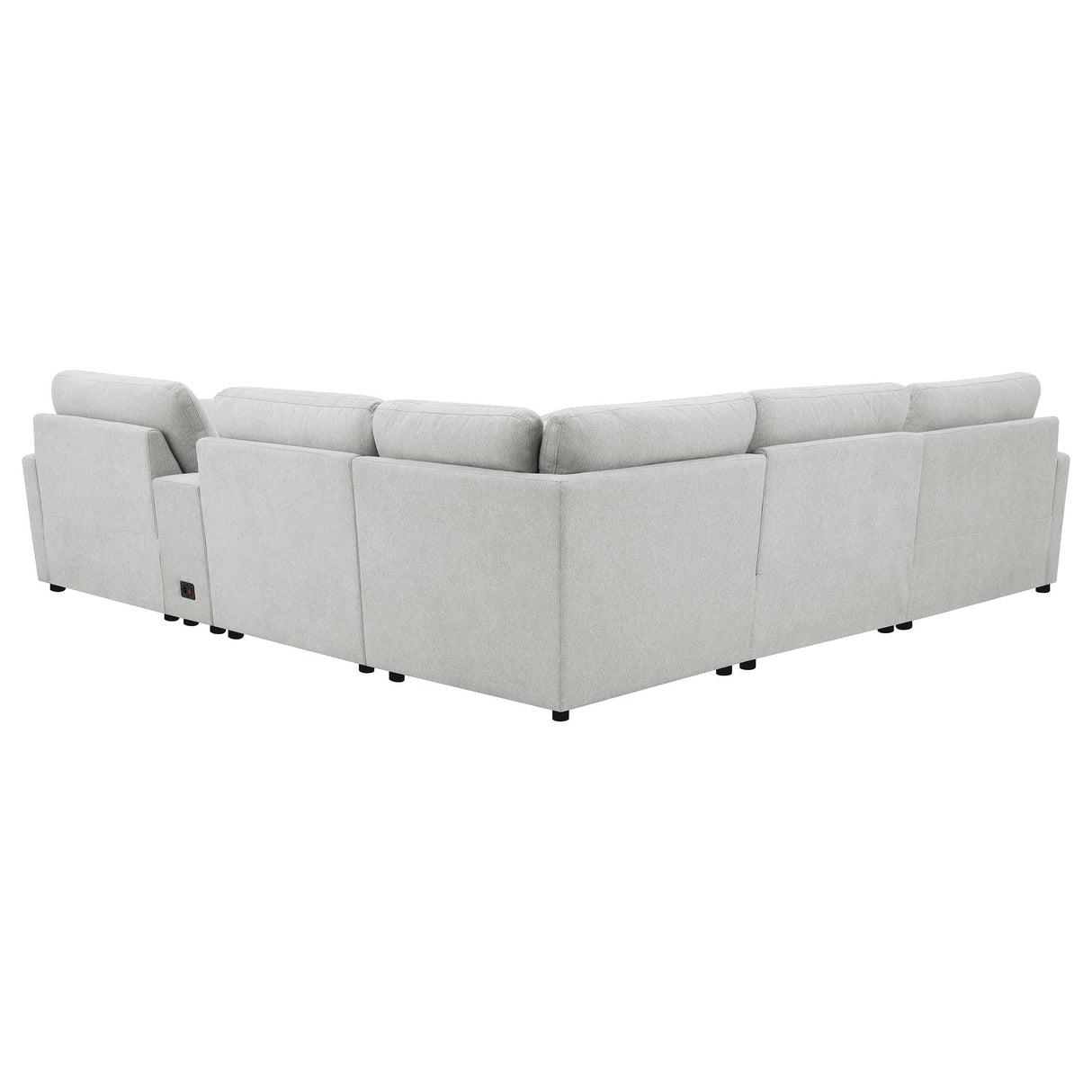 Collins Gray 6-Piece Modular Power Reclining Sectional from Coaster - Luna Furniture