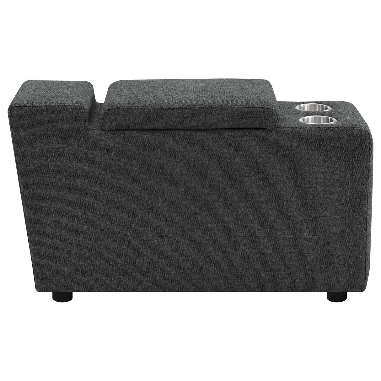 Collins Upholstered Modular Storage Console Dark Grey from Coaster - Luna Furniture