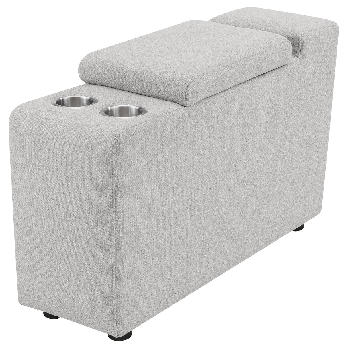 Collins Upholstered Modular Storage Console Grey from Coaster - Luna Furniture