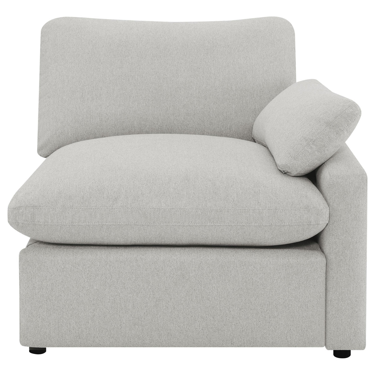 Collins Upholstered RAF Power Recliner Grey from Coaster - Luna Furniture