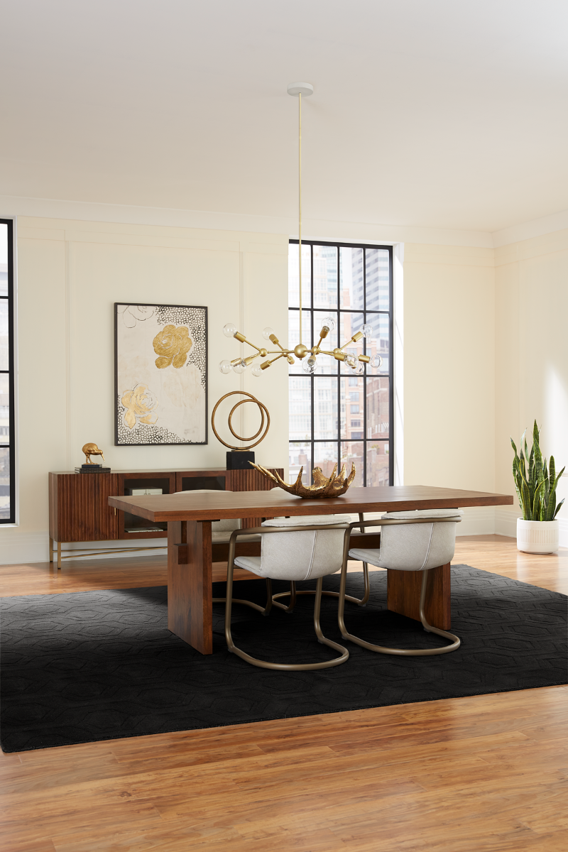 Portofino 22" Dining Chair in Vintage White Leather, Set of 2 from Home Trends & Design - Luna Furniture