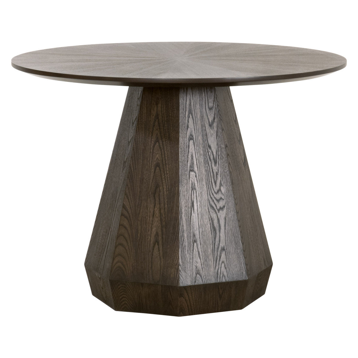 Coulter 42" Round Dining Table in Burnished Brown Ash from Essentials For Living - Luna Furniture