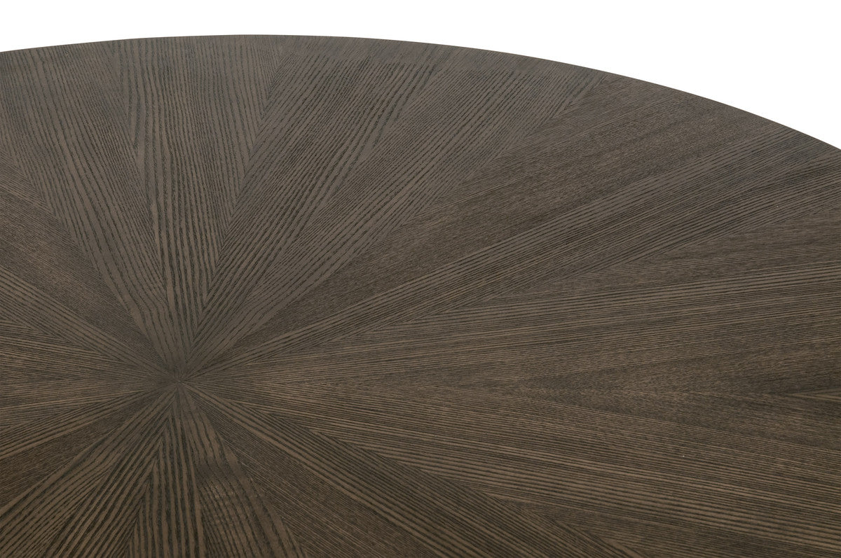 Coulter 42" Round Dining Table in Burnished Brown Ash from Essentials For Living - Luna Furniture