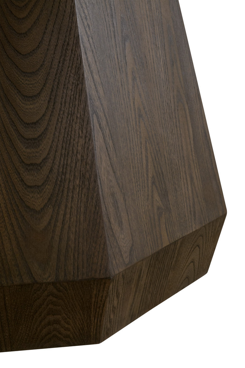 Coulter 54" Round Dining Table in Burnished Brown Ash from Essentials For Living - Luna Furniture