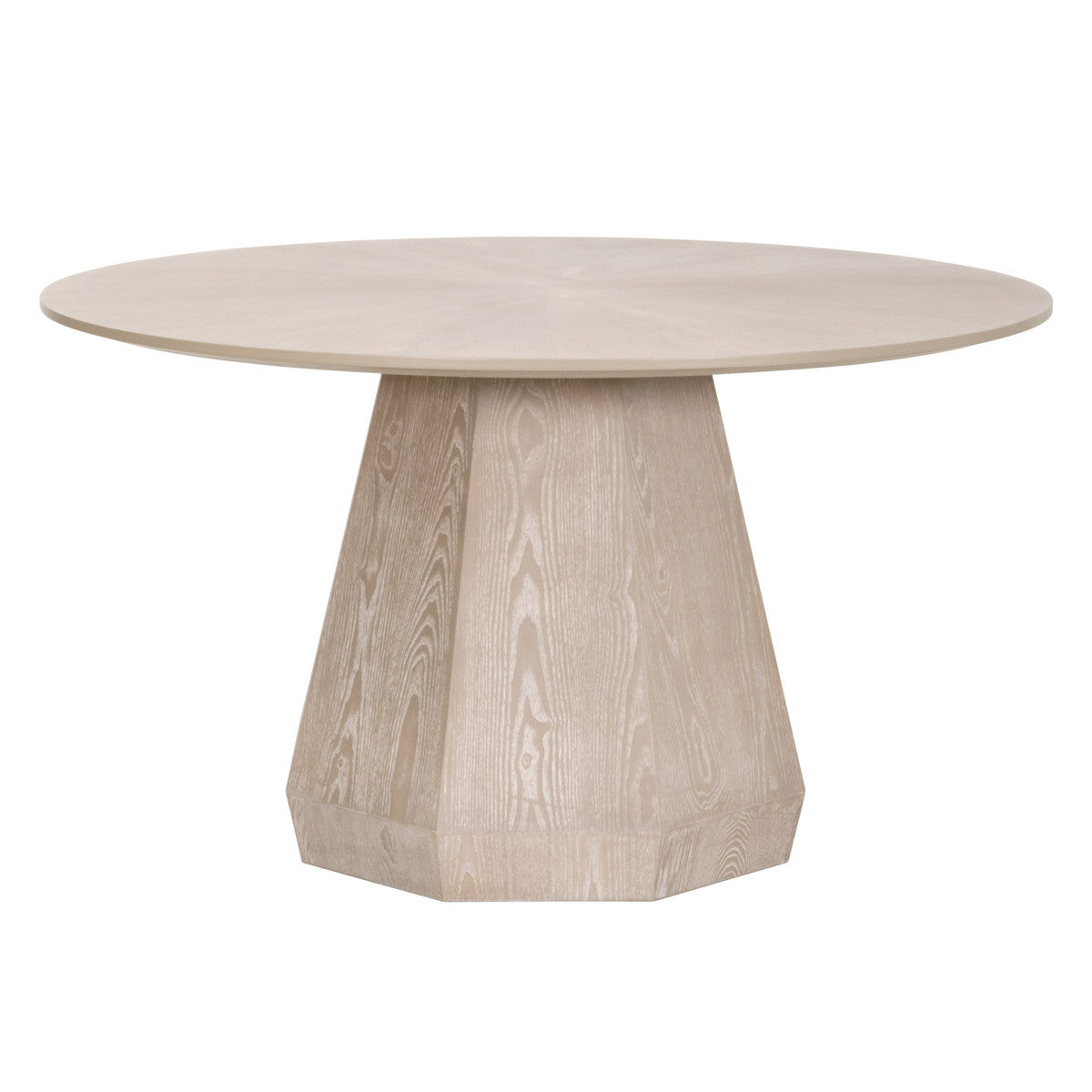 Coulter 54" Round Dining Table in Natural Gray Ash from Essentials For Living - Luna Furniture