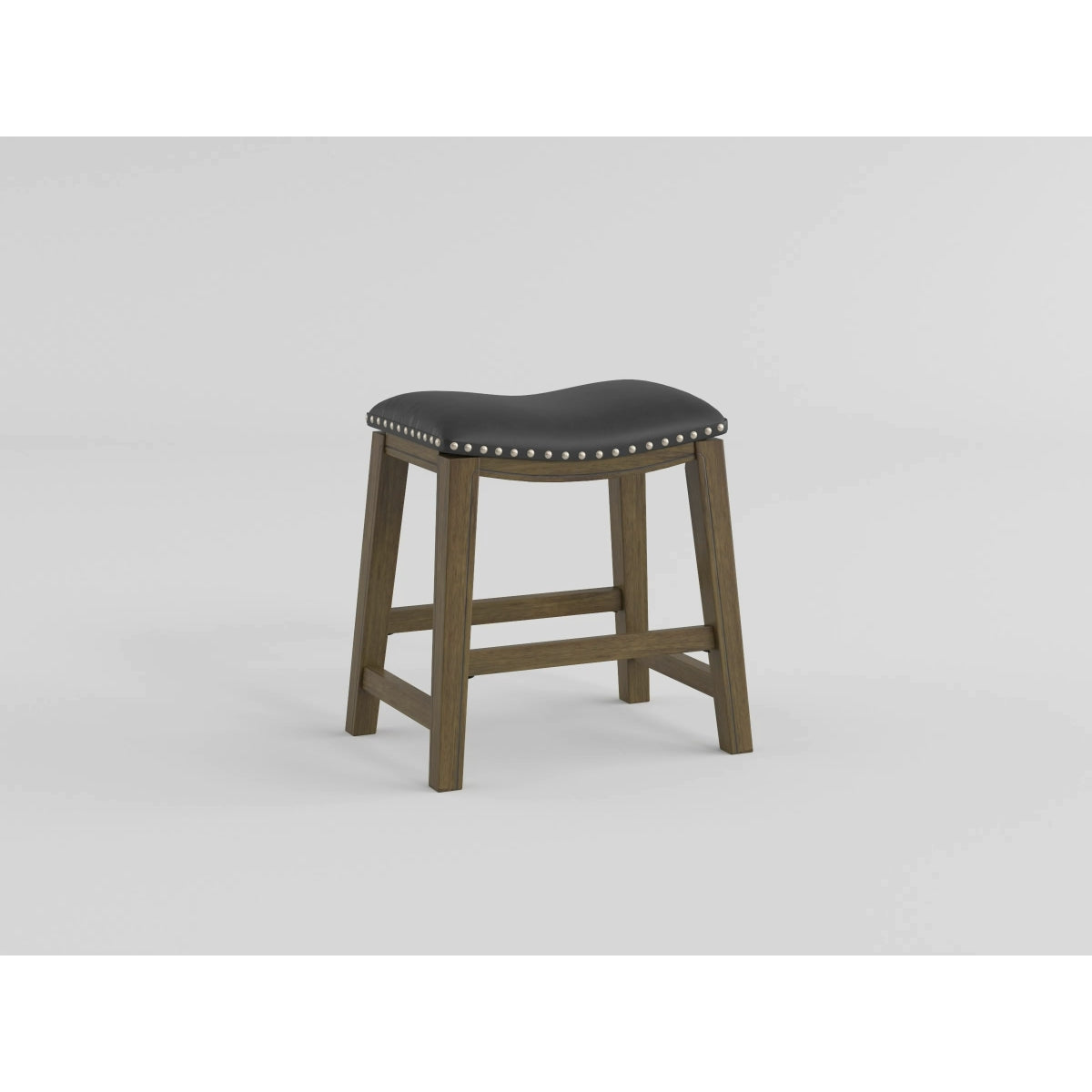 Ordway Green/Brown Pub Height Stool, Green from Homelegance - Luna Furniture