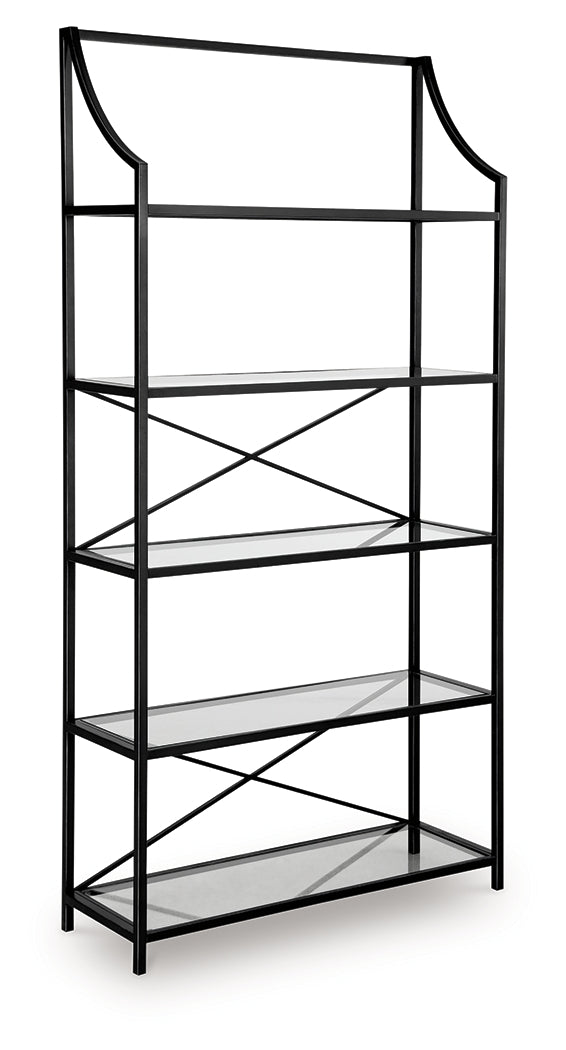 Dakerwell Antique Black 72" Bookcase from Ashley - Luna Furniture