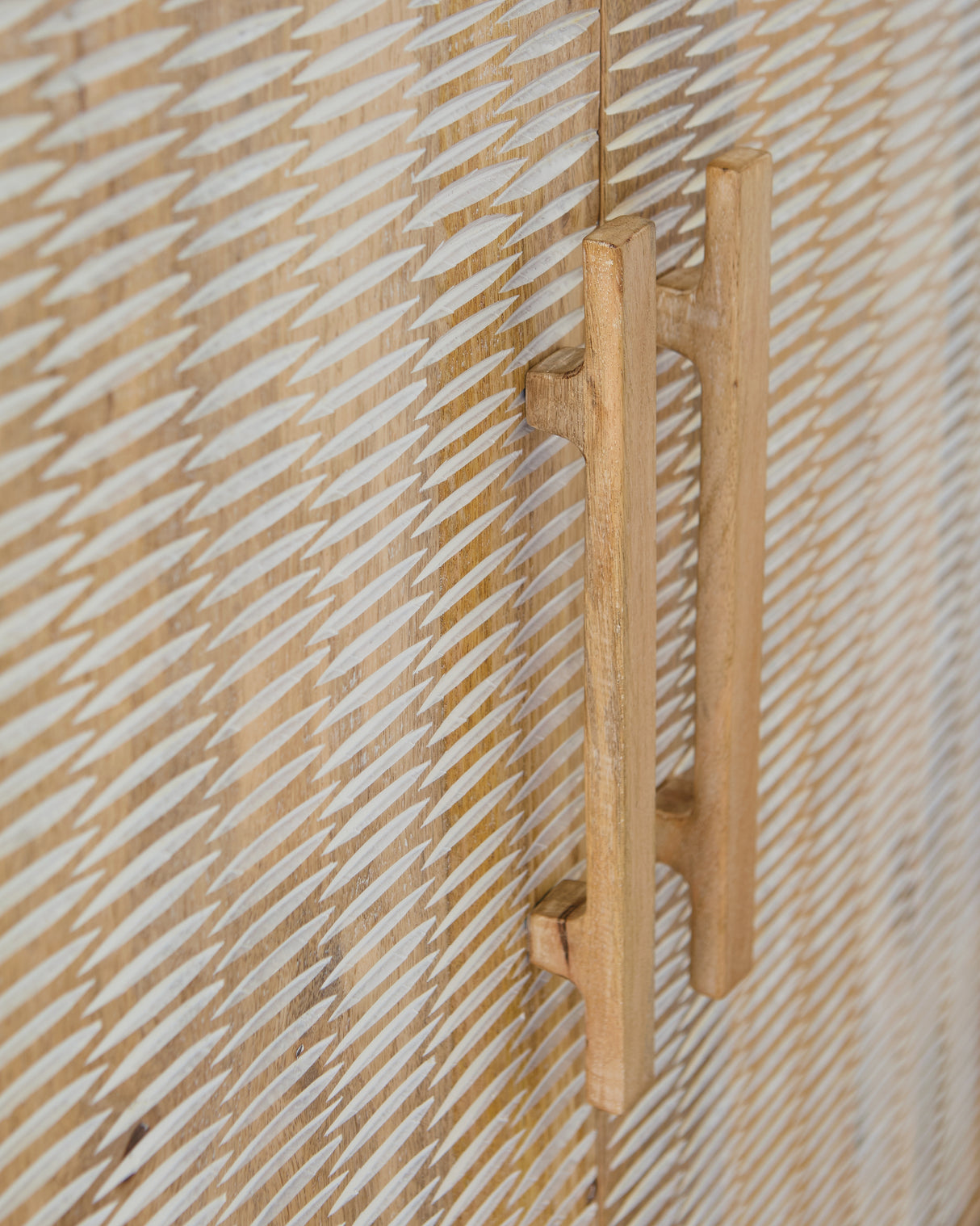 Dallinbury Natural/White Wash Accent Cabinet from Ashley - Luna Furniture