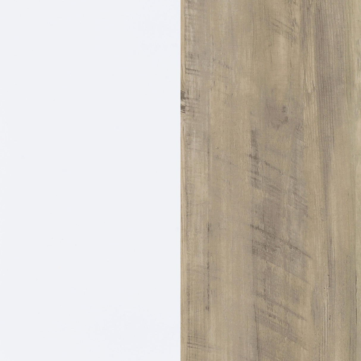 Dalton White and Distressed Pine 2-Door Storage Credenza from Coaster - Luna Furniture