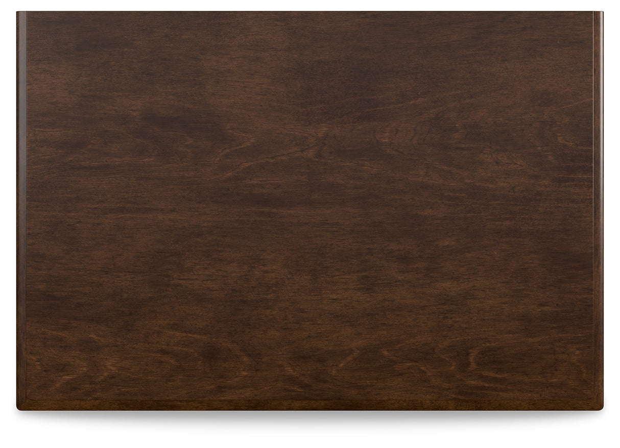 Danabrin King Panel Bed with Mirrored Dresser, Chest and 2 Nightstands in Brown from Ashley - Luna Furniture