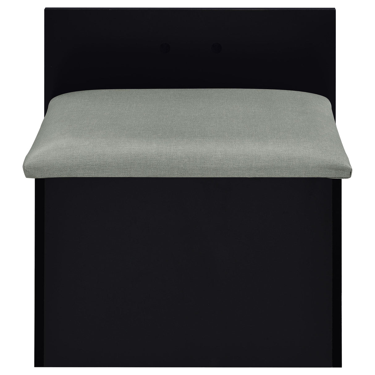 Danbury 3-drawer Makeup Vanity & Stool Set Black High Gloss from Coaster - Luna Furniture