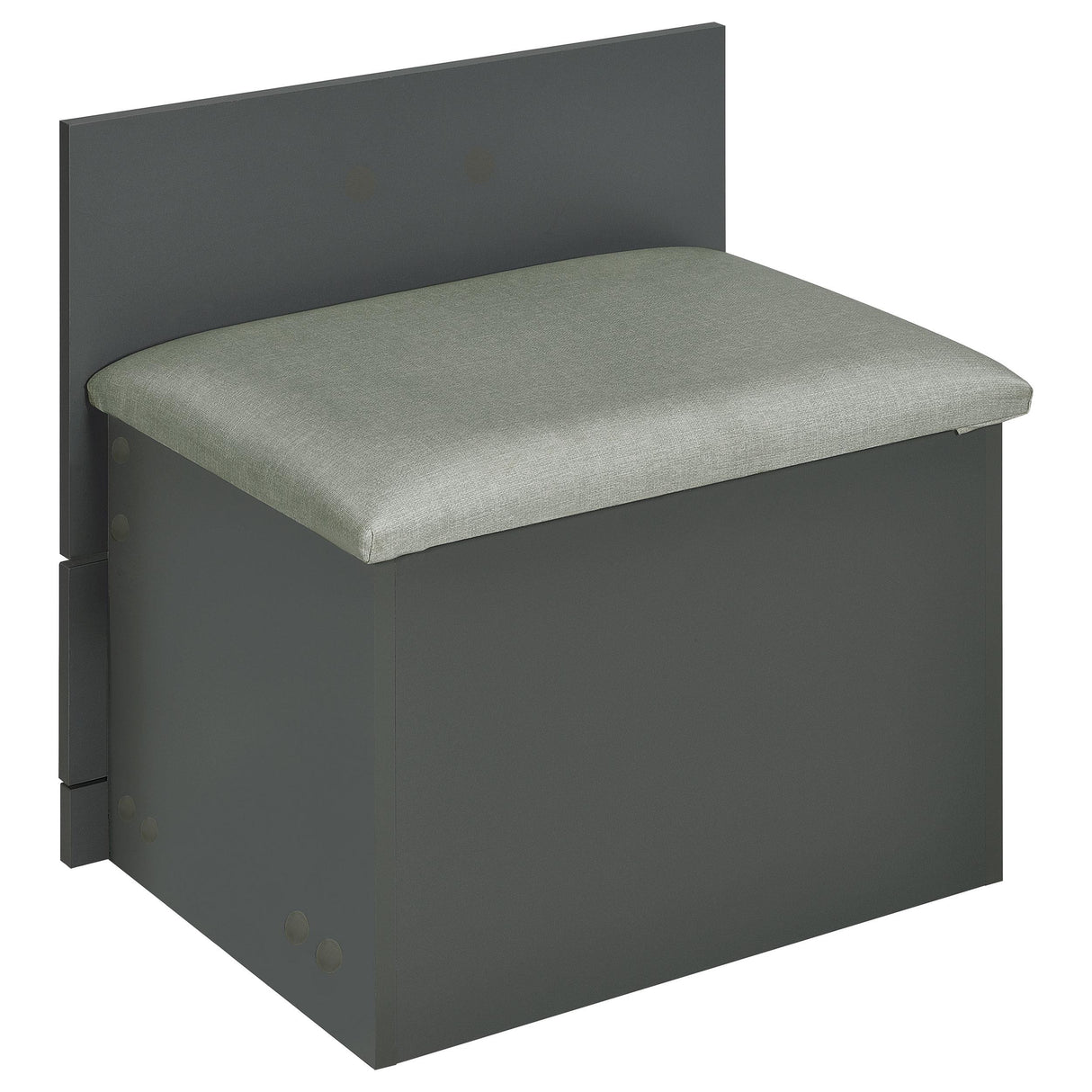 Danbury 3-drawer Makeup Vanity & Stool Set Grey High Gloss from Coaster - Luna Furniture