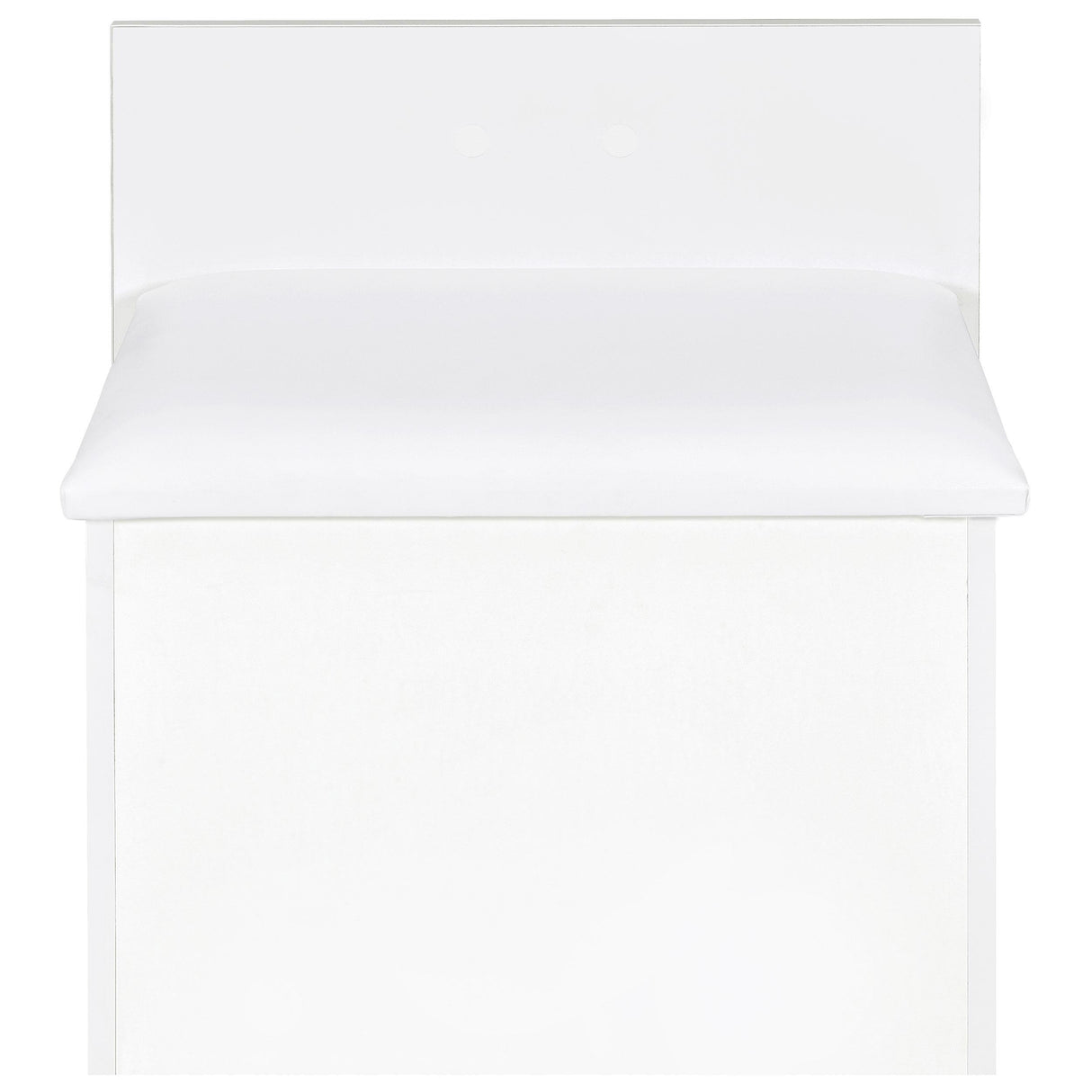 Danbury 3-drawer Makeup Vanity & Stool Set White High Gloss from Coaster - Luna Furniture