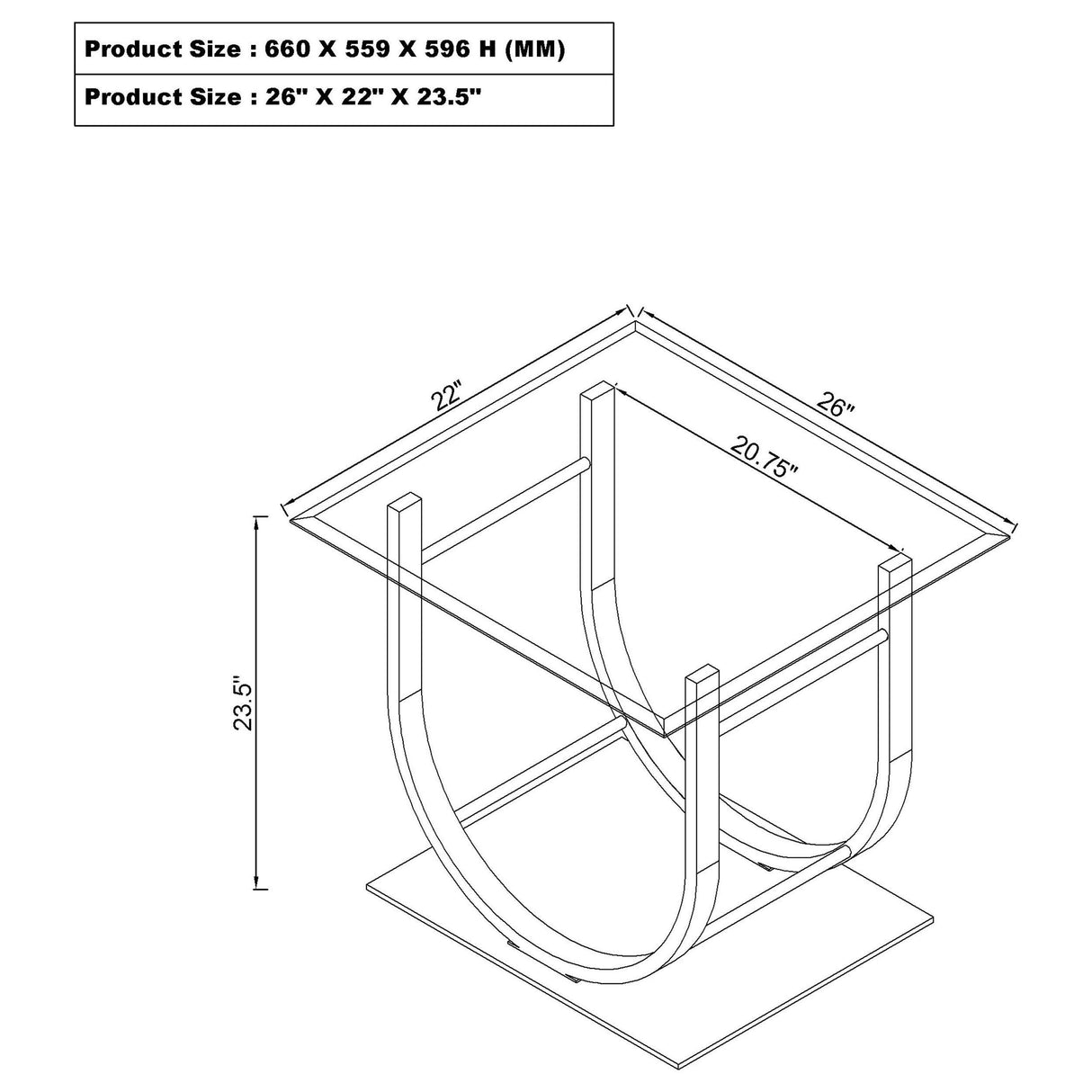 Danville Chrome 3-Piece Glass Top Coffee and End Table Set from Coaster - Luna Furniture