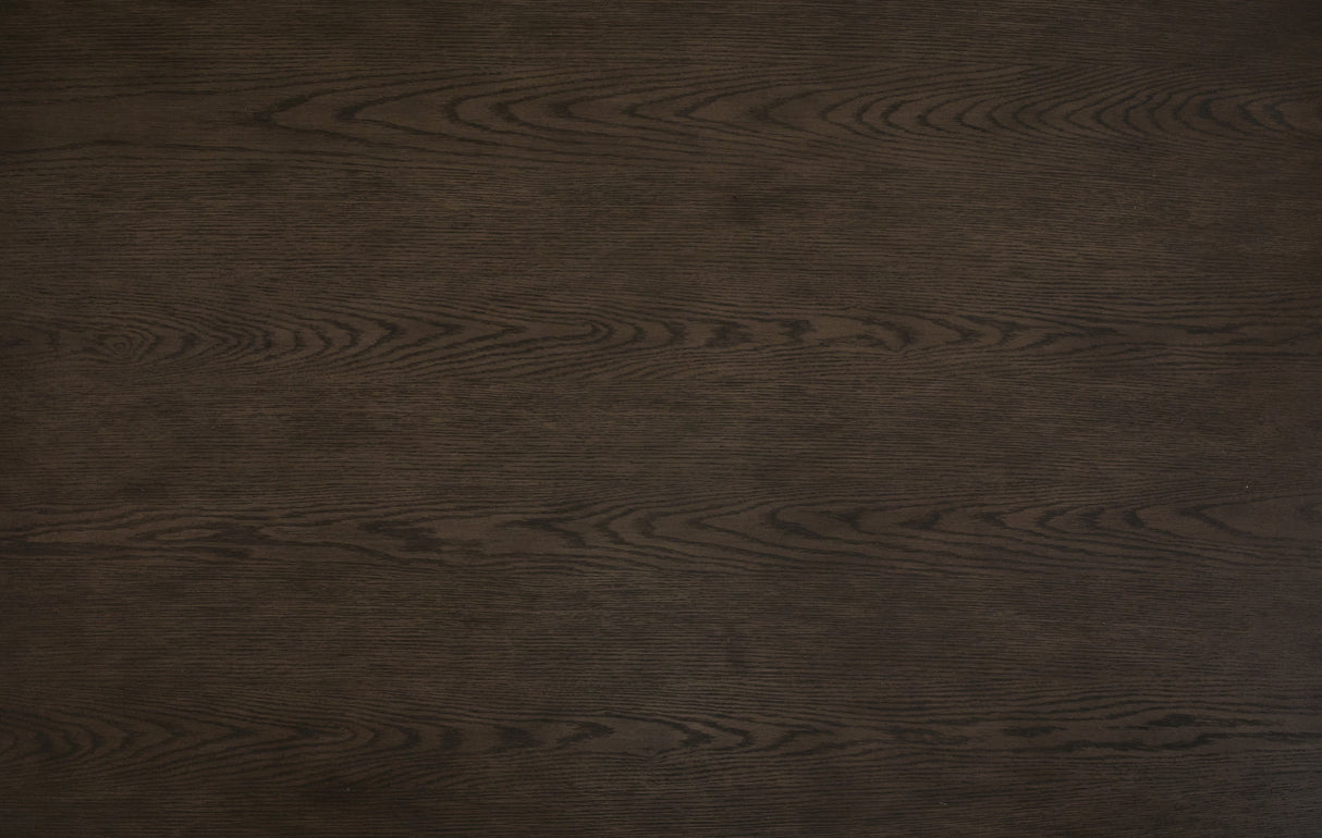 Burkhaus Dark Brown Dining Table and 6 Side Chairs from Ashley Furniture - Luna Furniture