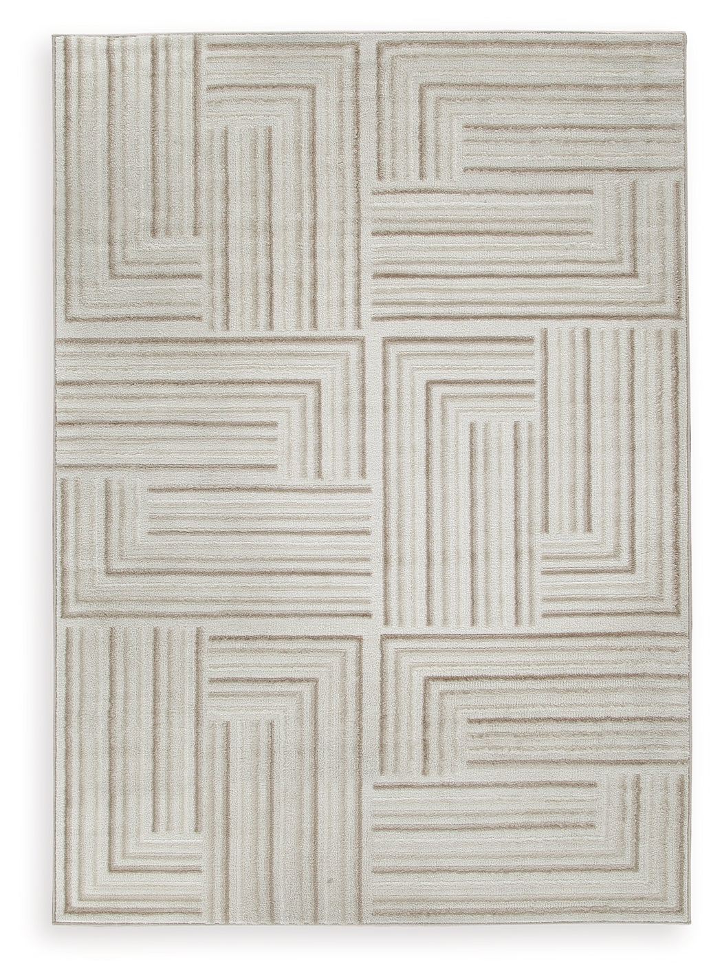 Darmondard Cream/Taupe Medium Rug from Ashley - Luna Furniture
