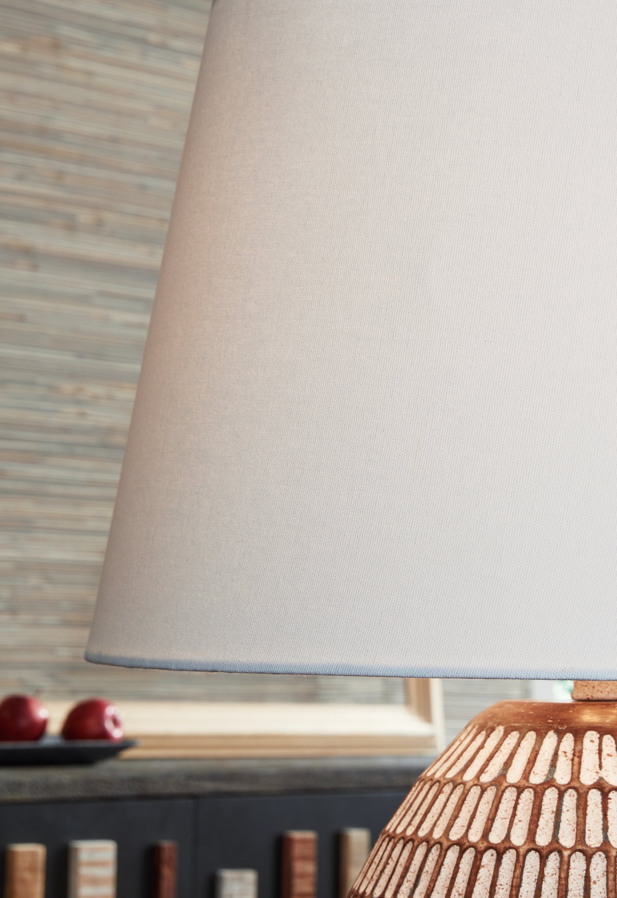 Darrich Beige/White Table Lamp from Ashley - Luna Furniture