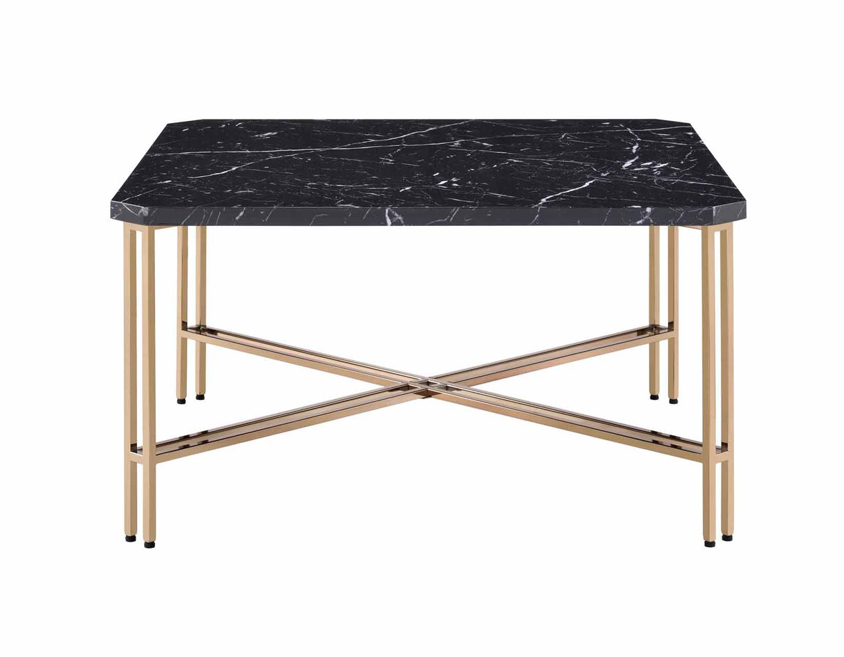 Daxton Faux-Marble 3-Piece Occasional Set(Cocktail & 2 End Tables) from Steve Silver - Luna Furniture