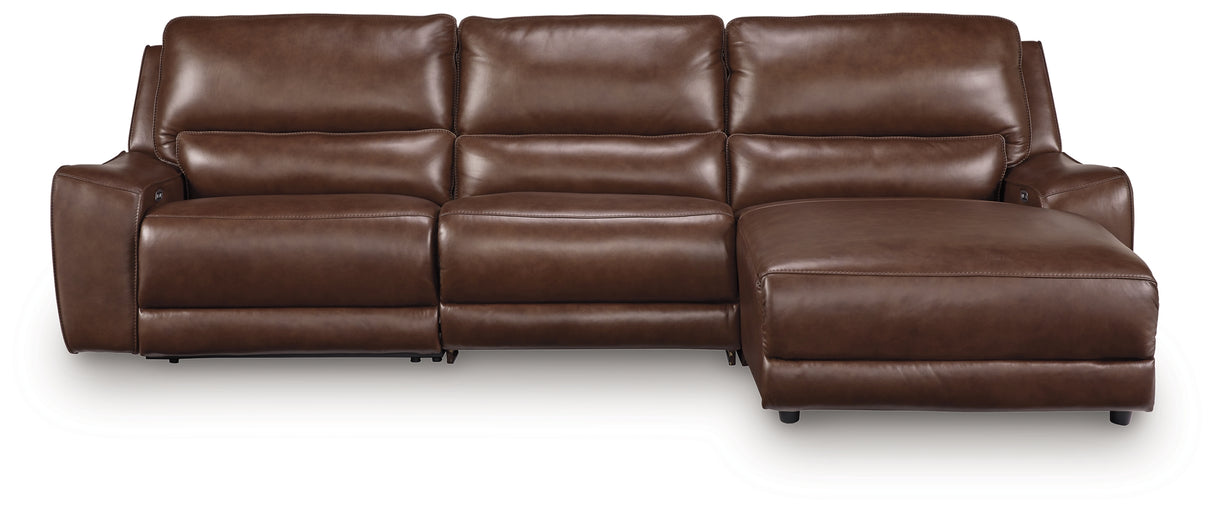 DeepWakes Canyon 3-Piece Reclining Sofa Chaise from Ashley - Luna Furniture