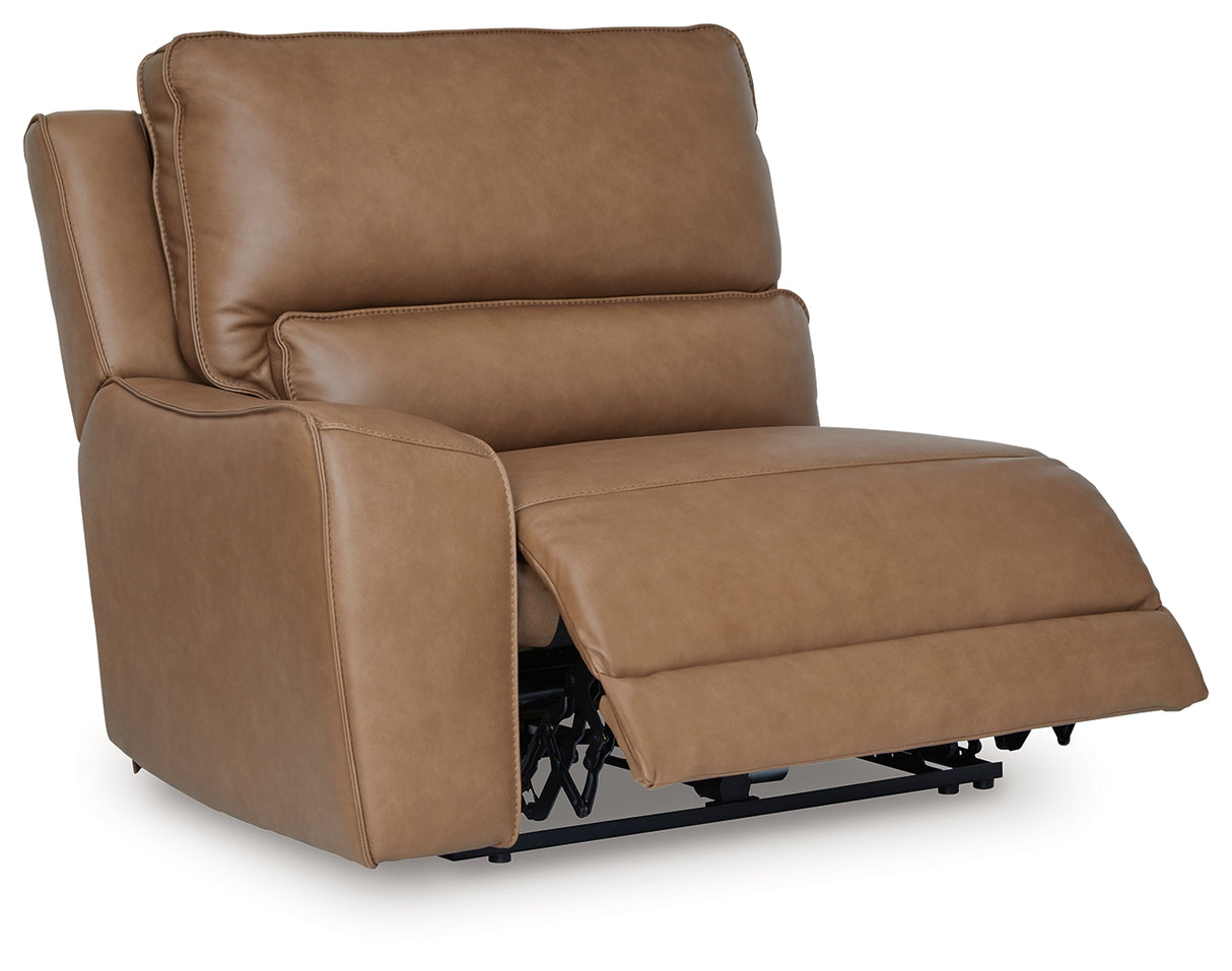 DeepWakes Caramel Left-Arm Facing Power Recliner from Ashley - Luna Furniture