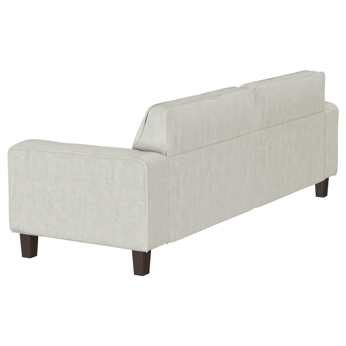 Deerhurst Beige 3-Piece Upholstered Tufted Track Arm Sofa Set from Coaster - Luna Furniture