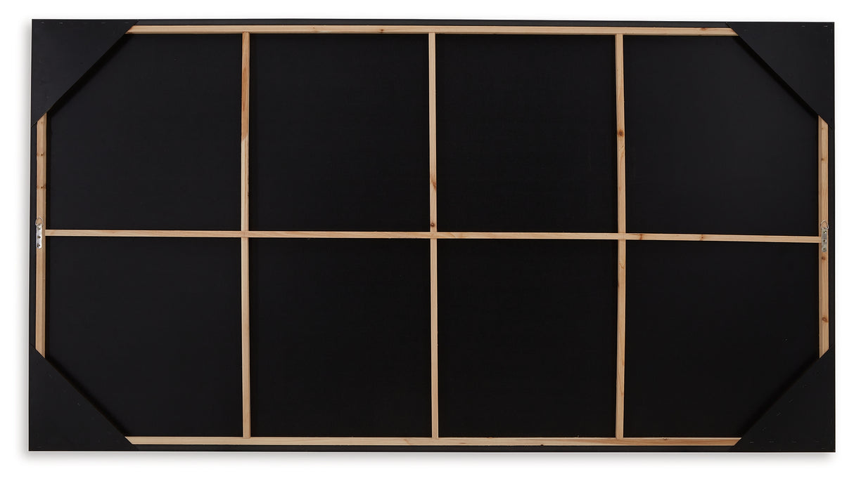 Delstone Black/White Wall Art from Ashley - Luna Furniture