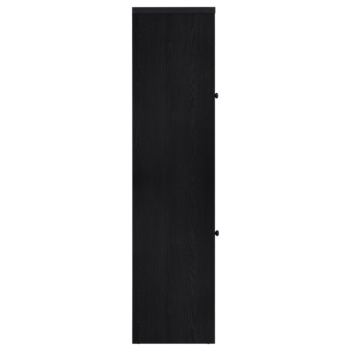 Denison Black 67-inch 2-Door Media Tower Storage Cabinet from Coaster - Luna Furniture