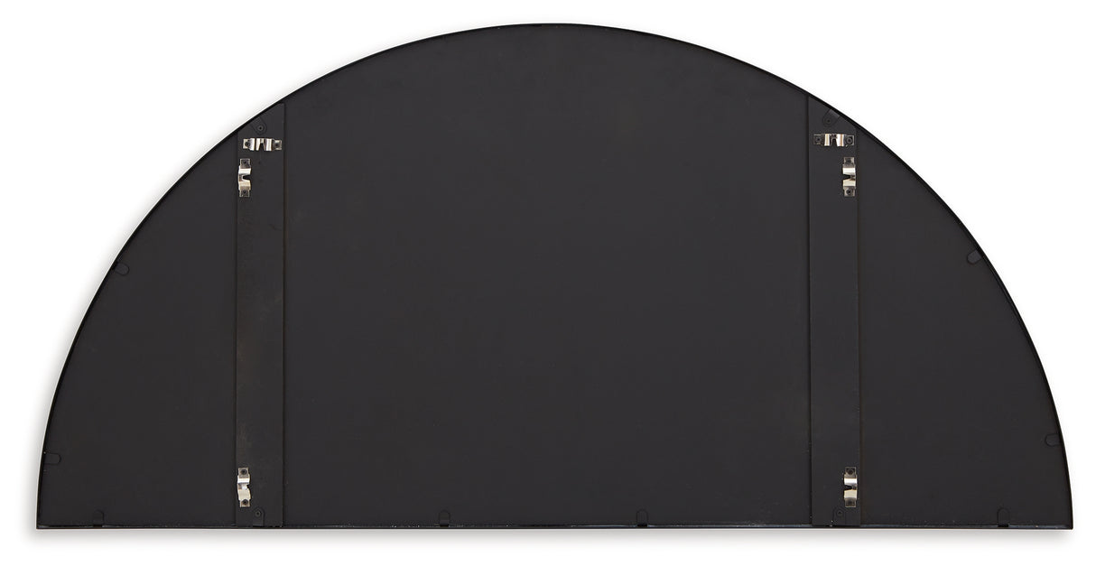 Denlow Black Accent Mirror from Ashley - Luna Furniture