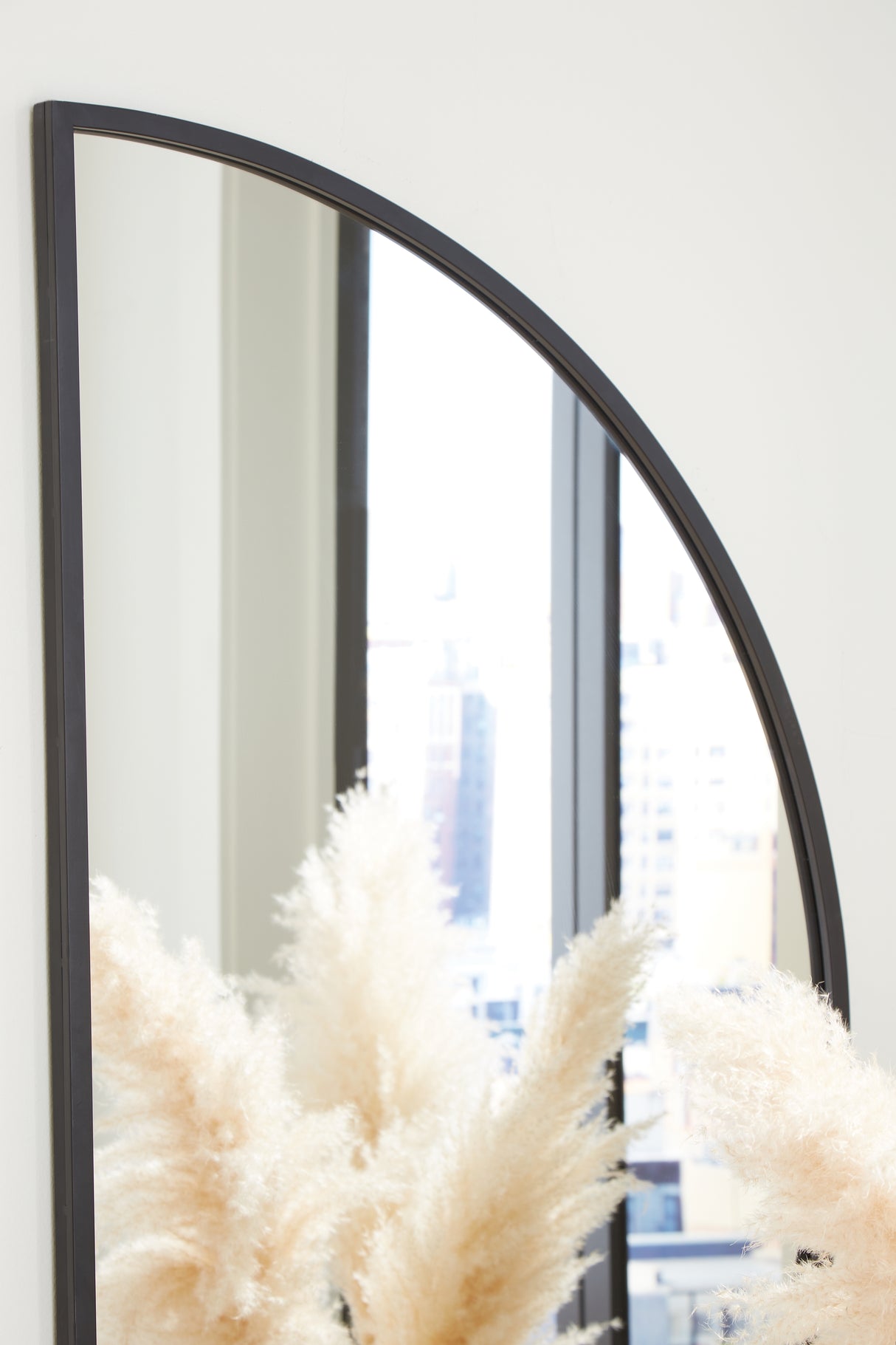 Denlow Black Accent Mirror from Ashley - Luna Furniture