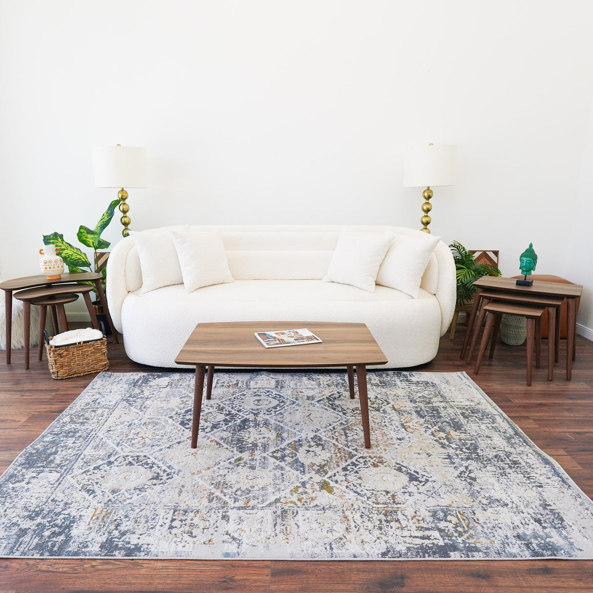 Deny Walnut Center Table from Midinmod - Luna Furniture