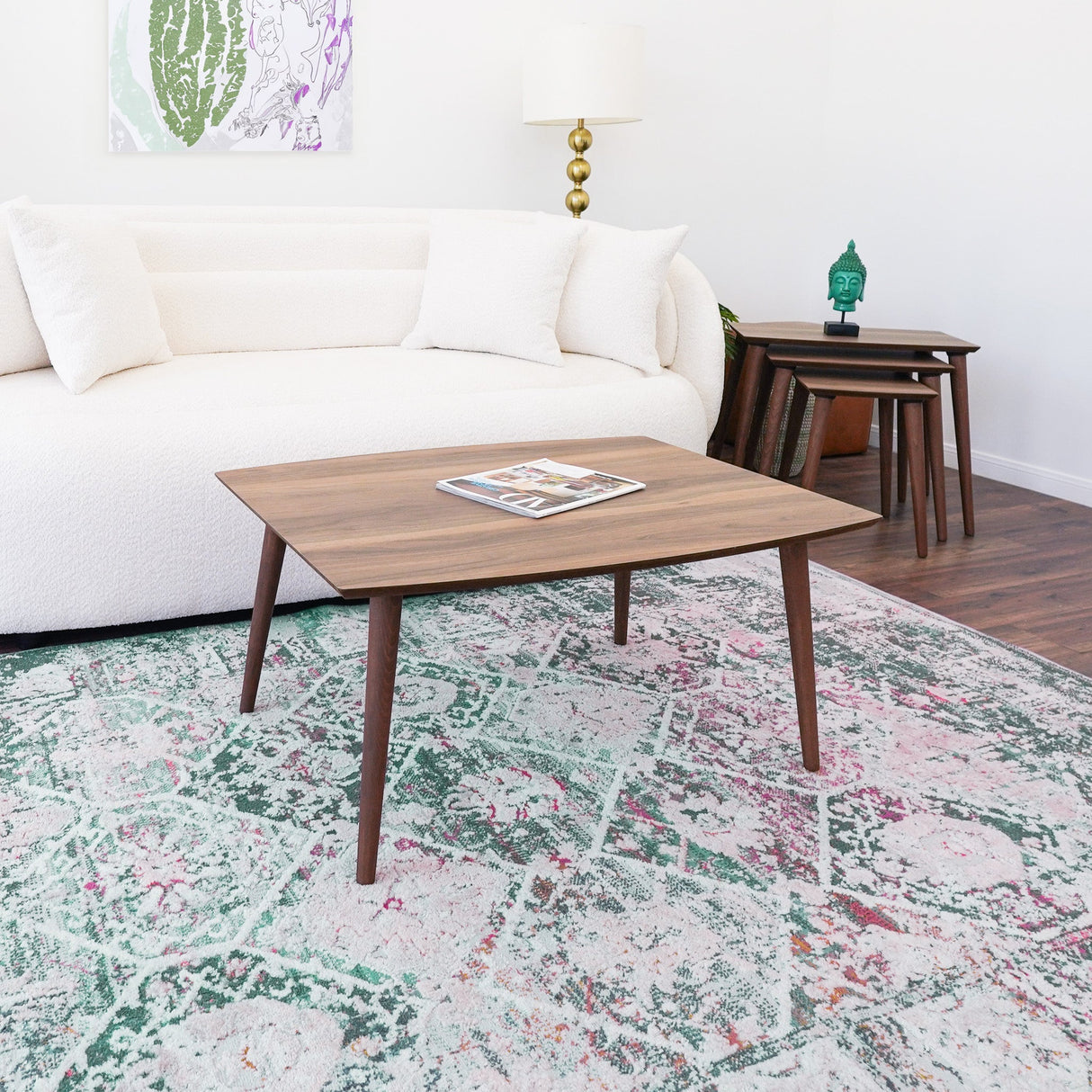 Deny Walnut Center Table from Midinmod - Luna Furniture