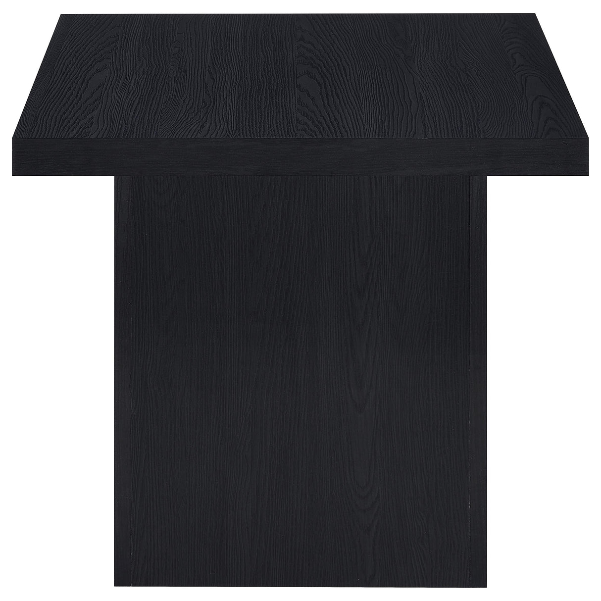 Devar Black 2-Piece Square Cocktail Coffee End Table Set from Coaster - Luna Furniture