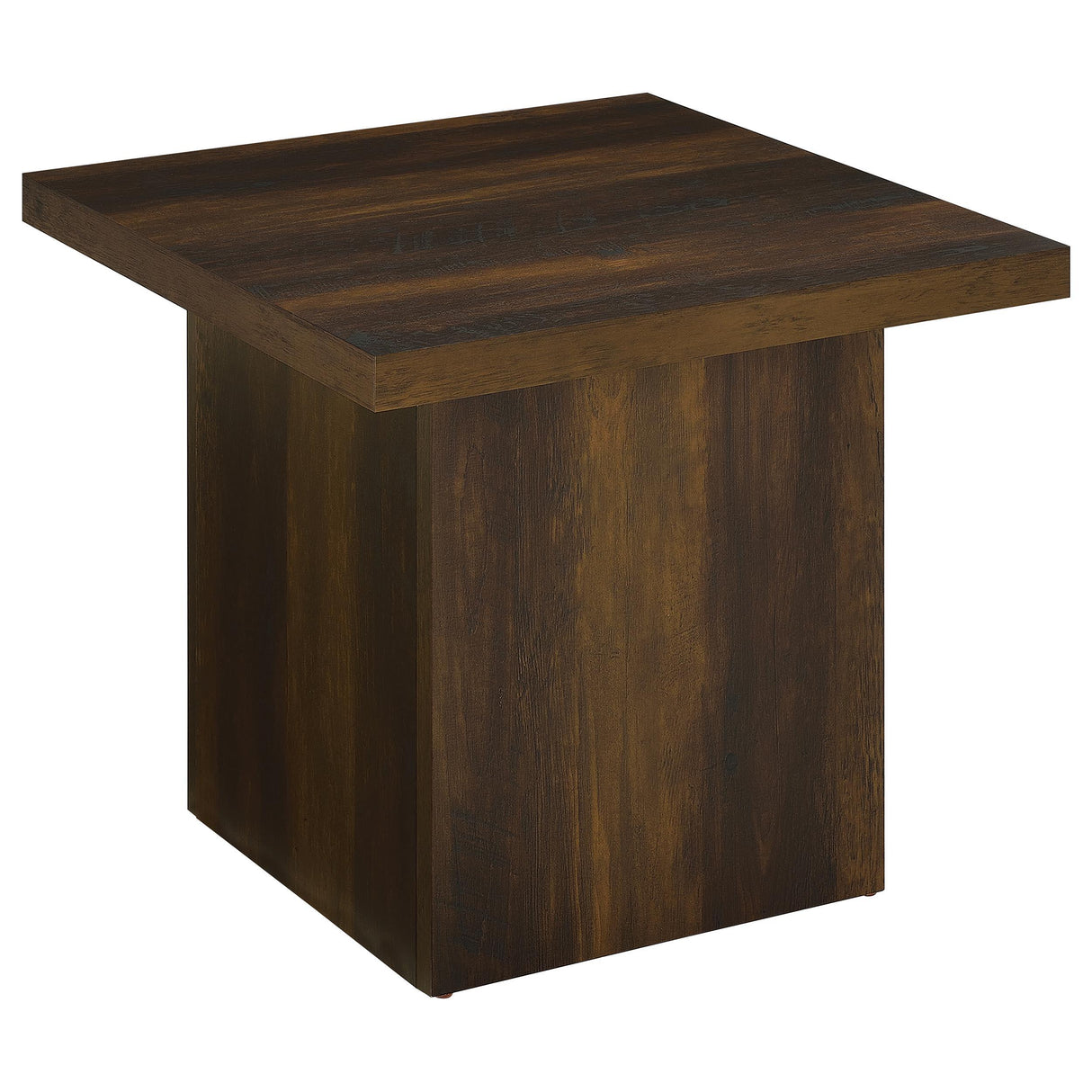 Devar Dark Pine 2-Piece Square Coffee and End Table Set from Coaster - Luna Furniture