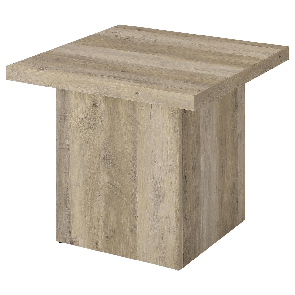 Devar Distressed Pine 2-Piece Square Coffee End Table Set from Coaster - Luna Furniture
