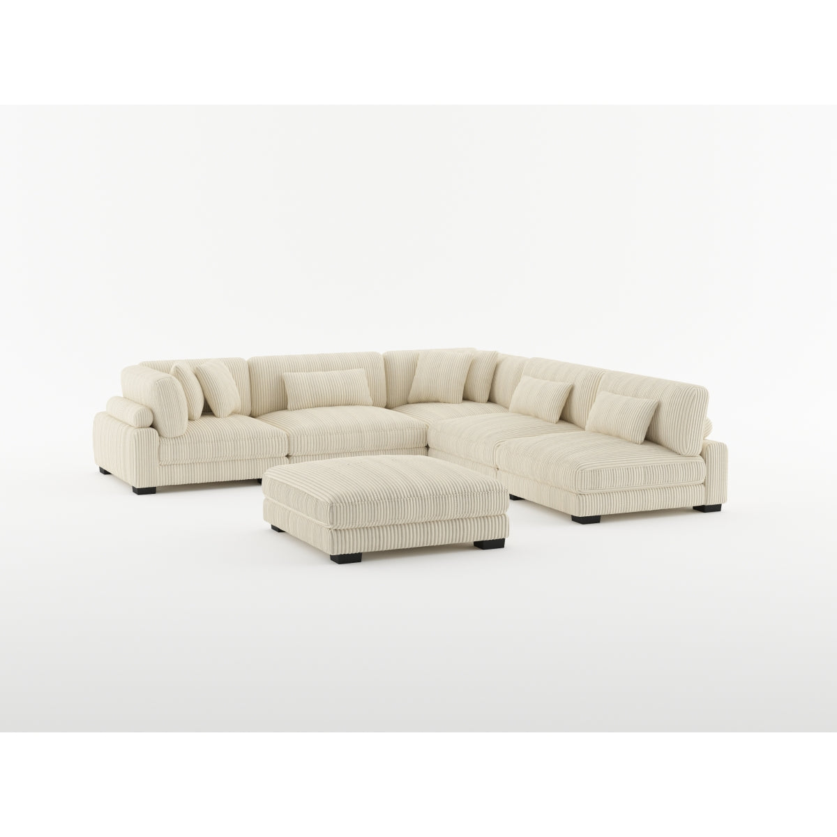 Traverse Beige 2-Piece Chaise Lounge