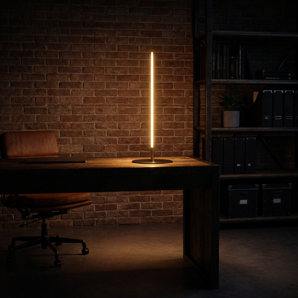 Dimond Black LED Table Lamp with On/Off Switch Round Metal Base from Ashcroft Furniture - Luna Furniture